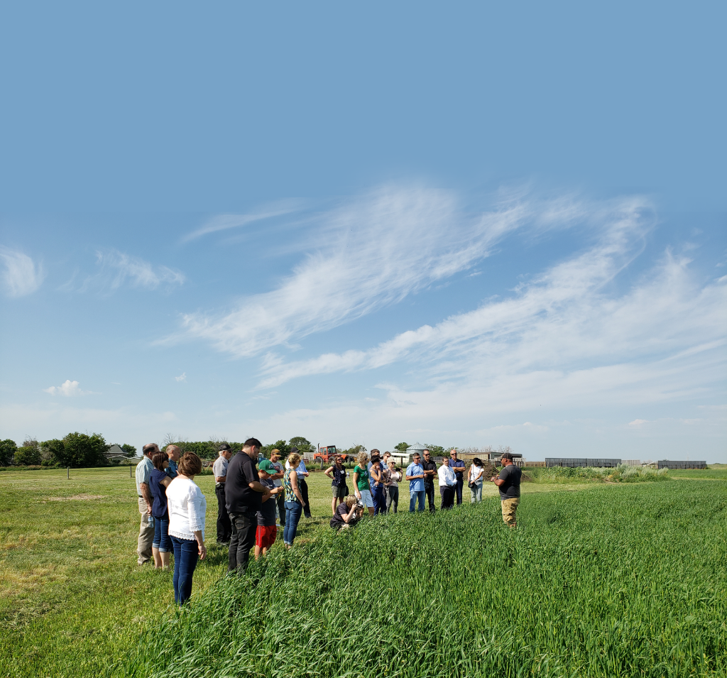 Farmers in purity protocol field